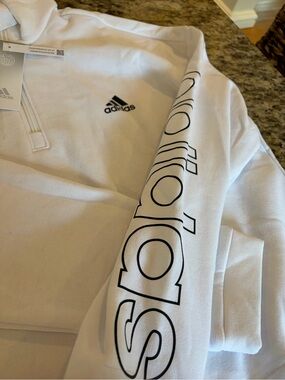 adidas White Tag Detail Tee - NWT